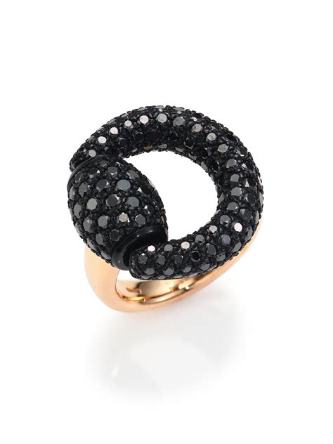 women's gucci ring gold|gucci black diamond ring.